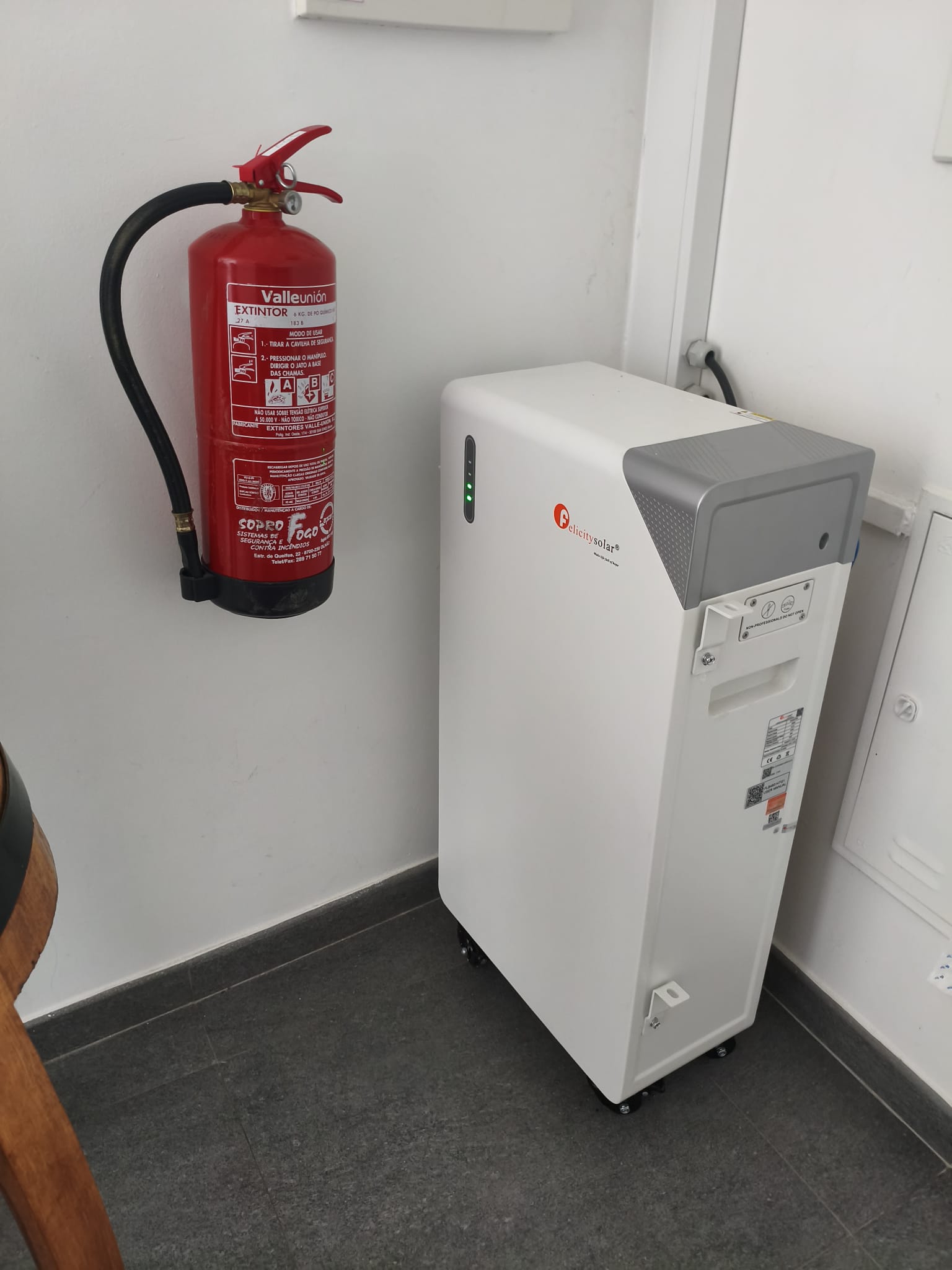 Bateria Felicity Solar instalada